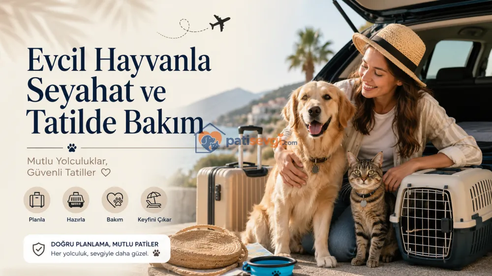 Evcil Hayvanla Seyahat ve Tatilde Bakım
