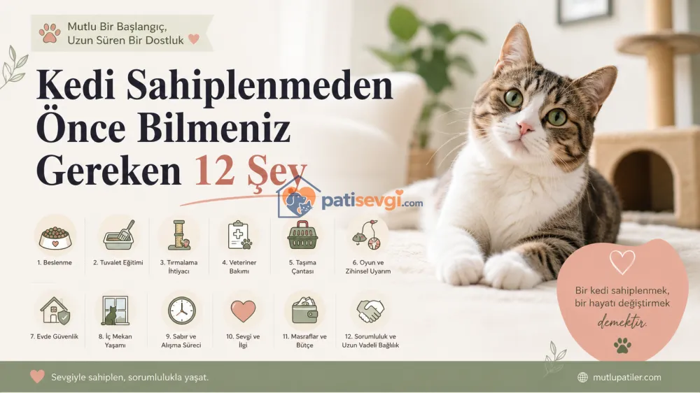 Kedi Sahiplenmeden Önce Bilmeniz Gereken 12 Şey