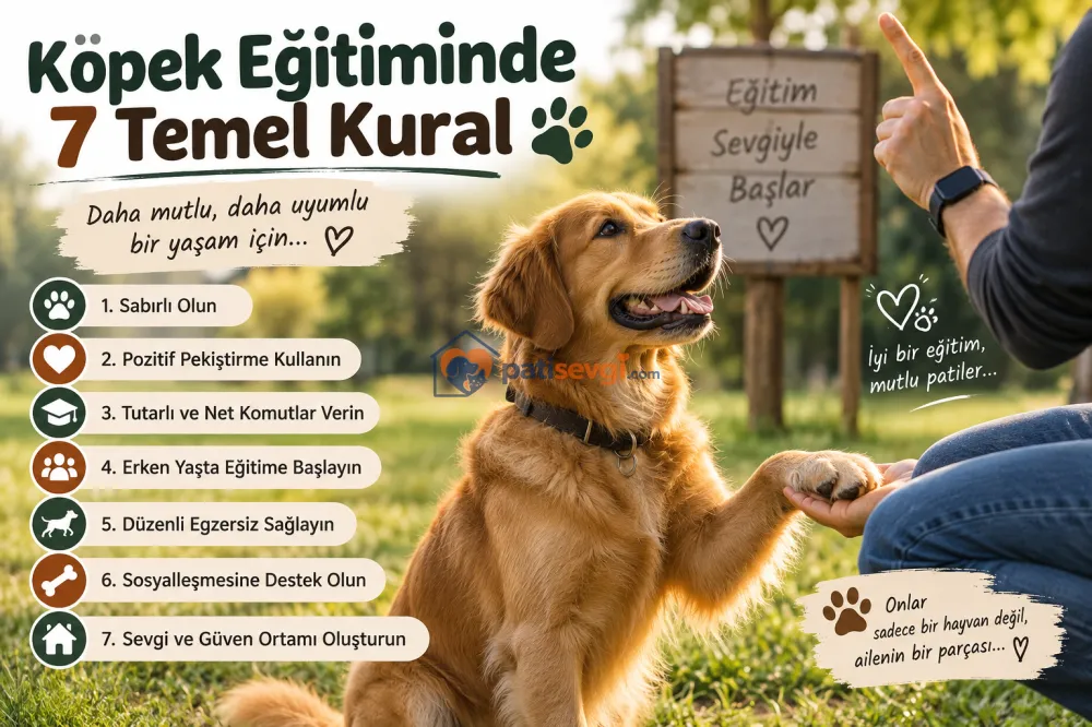 Köpek Eğitiminde 7 Temel Kural