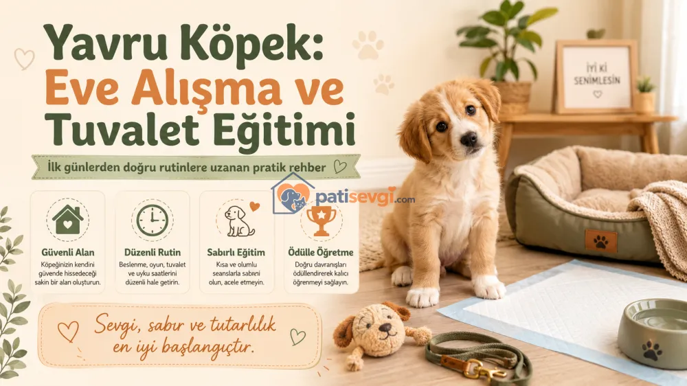 Yavru Köpek: Eve Alışma ve Tuvalet Eğitimi